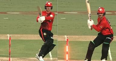 "Oh What's happened there": Nic Maddinson involved in Steve Smith-like extraordinary zing bails incident during Heat vs Renegades BBL 12 match