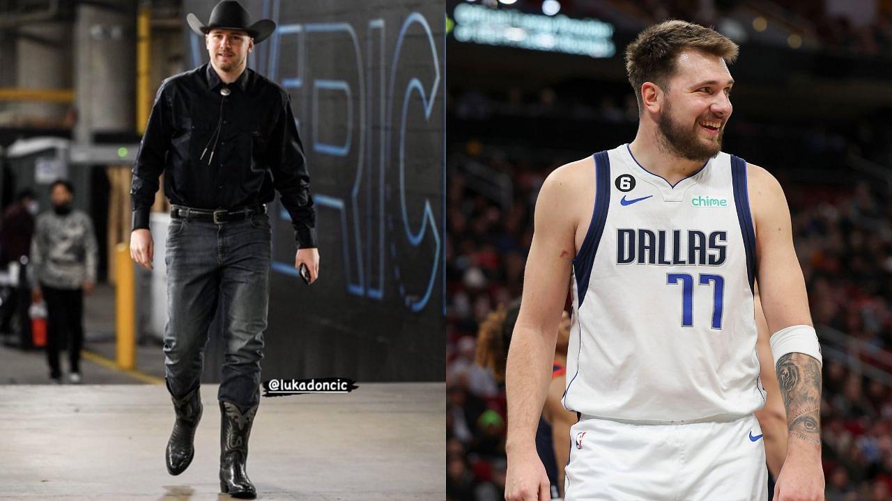"Devin Booker's Dad Showed Up!": NBA Twitter Reacts to Luka Doncic Wearing Lucchese for Xmas Day Matchup Against LeBron James