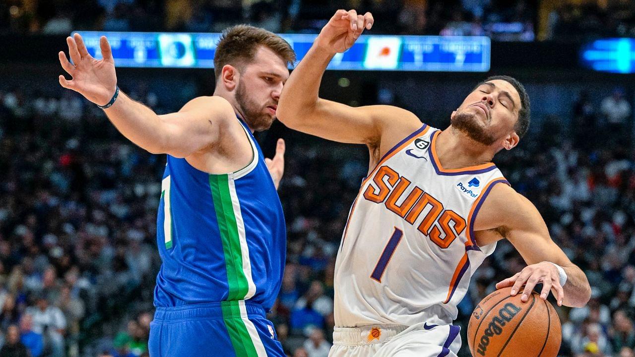 "Luka Doncic really don't f**k with Devin Booker bro": NBA Twitter Reacts to Vitriol Between Superstars as Mavs Crush Suns 