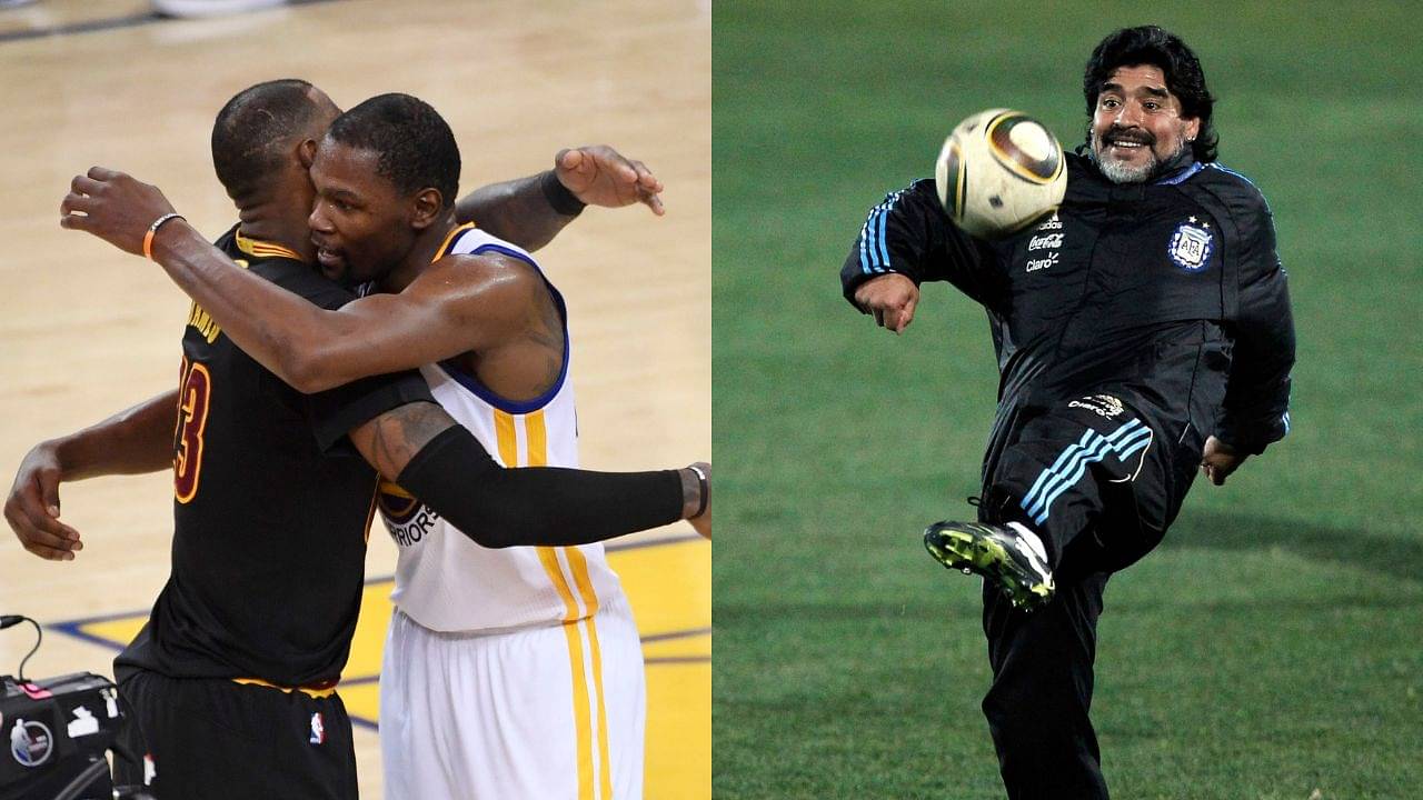 "What I liked the most was the hug that LeBron James gave Kevin Durant": When Argentina Legend Diego Maradona was Awestruck by the NBA Finals
