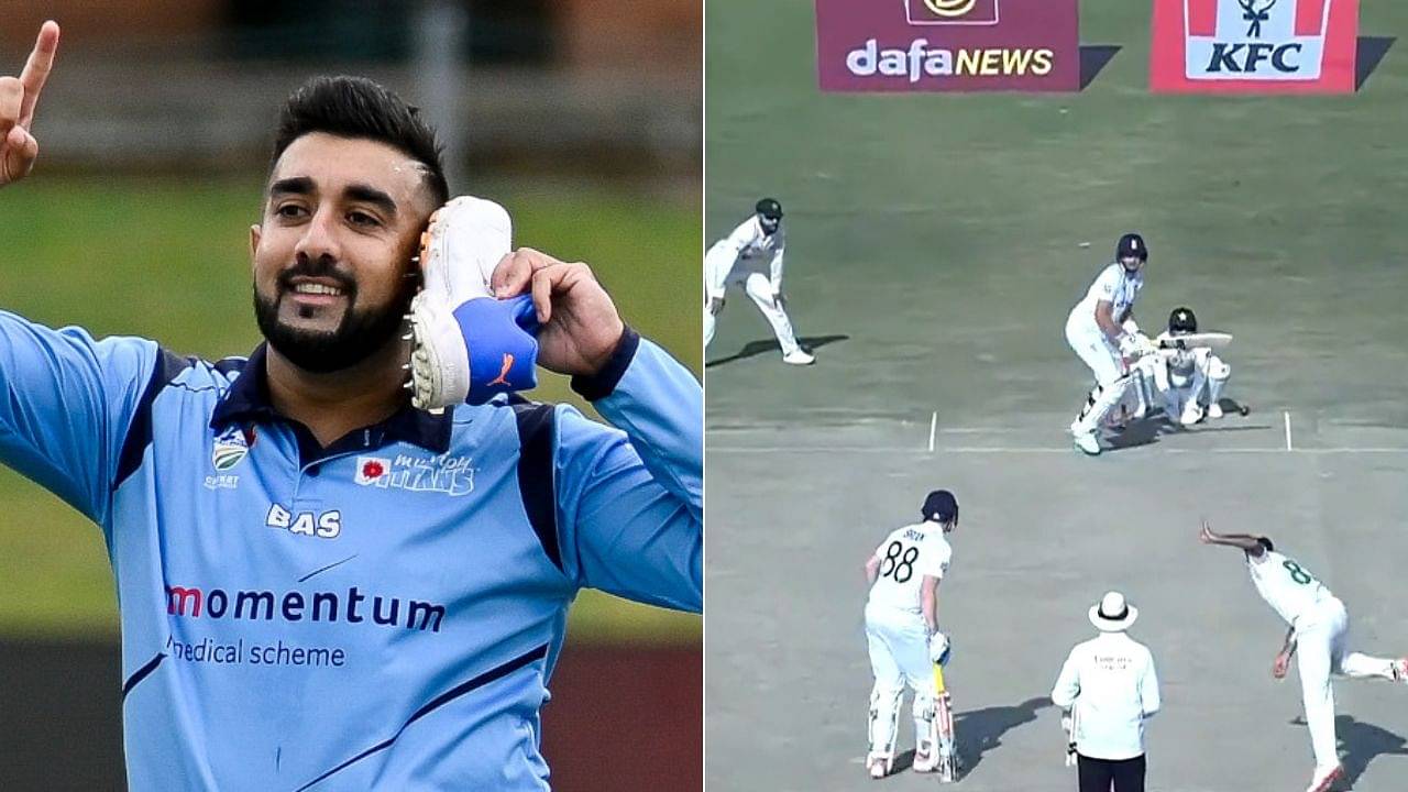 "I cant play the sweep shot even while batting right handed": Tabraiz Shamsi amazed by Joe Root batting left handed vs Pakistan