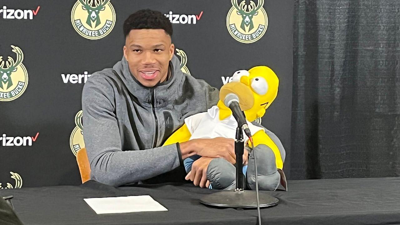 Giannis Antetokounmpo Talks About "Getting Freaky" For His Birthday and Shows Off a Stolen $45 Plushie