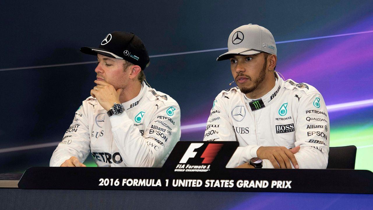 "That's where our relationship..": Lewis Hamilton pinpoints when his relations with Nico Rosberg were ruined forever