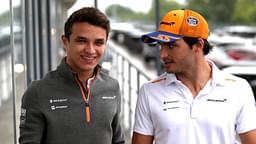 Lando Norris received a wholesome hug from Carlos Sainz Jr after his first-ever F1 podium in Austria