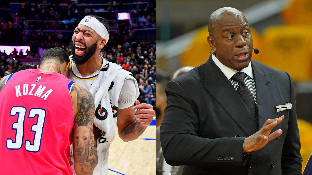 "Anthony Davis leads the NBA MVP race!": Magic Johnson Heaps a Mountain of Praise After Lakers Superstar's Explosion  