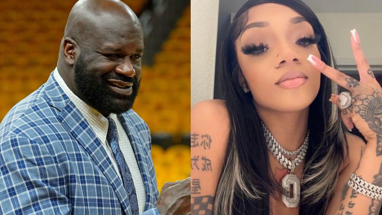 After Shooting His Shot With Nicki Minaj, Shaquille O'Neal, 50, Tries With 23 Year Old GlorRilla on IG Live