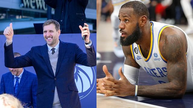 “Does LeBron James Know Hakeem Olajuwon Exists?”: Following 9-Point Loss, Lakers Star Receives Flack Over Dirk Nowitzki Praise