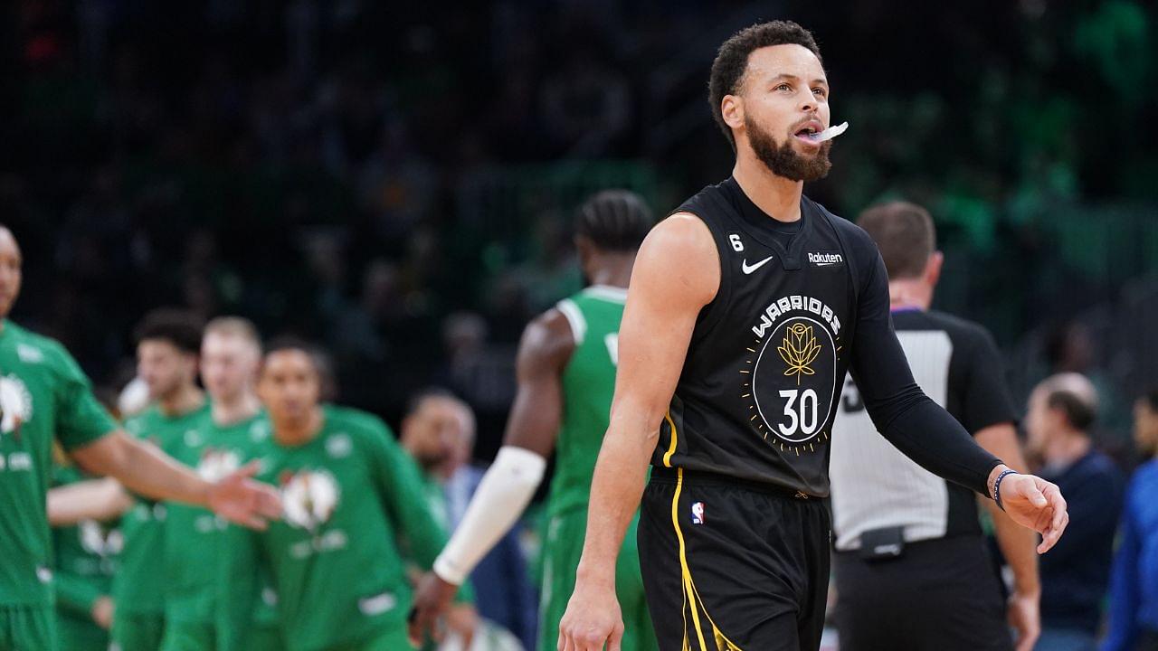 WATCH: Stephen Curry Continues Being the 'Proud Father of the Boston Celtics', Knocks Down Half-Court Buzzer Beater