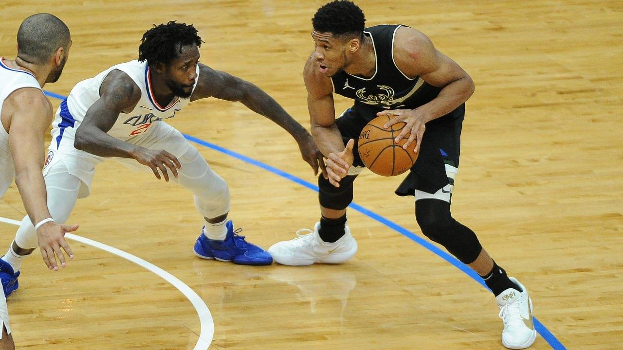 "Giannis Antetokounmpo is a world champion ... trash talker": Patrick Beverley Reveals Bucks Star's Hilarious Way of Showing off MVP Privilege