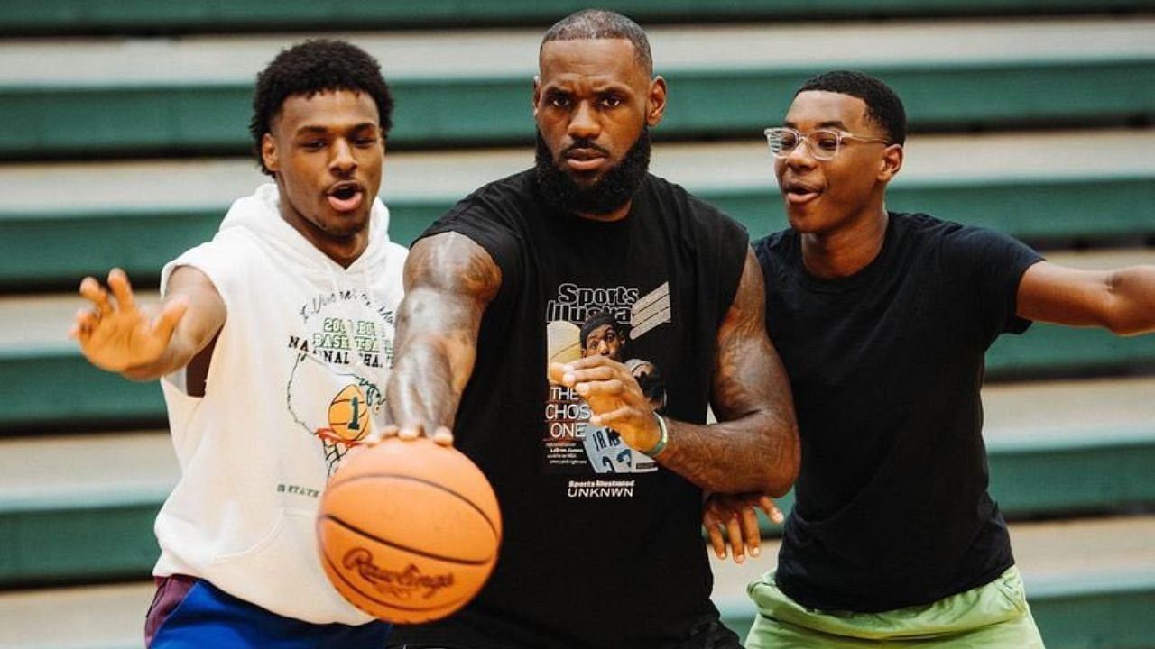 How Old Are LeBron James's Sons? Bronny James And Bryce James Aren't ...