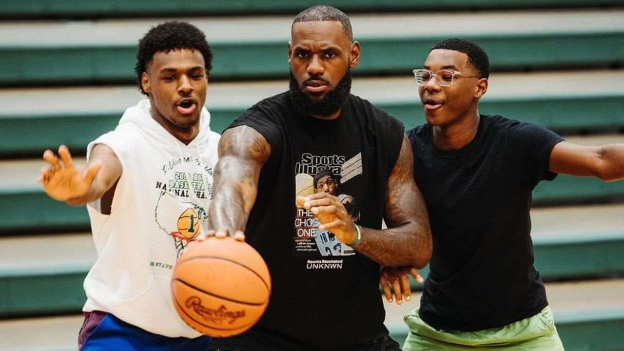 How Old Are LeBron James's Sons? Bronny James and Bryce James Aren't Too Far Away From the NBA Anymore - The SportsRush