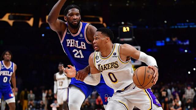 “Russell Westbrook Wasn't Lying About Joel Embiid!”: Lakers Stars Claims Of Being Held Backed Up By NBA Twitter
