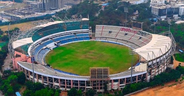 Hyderabad Cricket Stadium boundary length: Rajiv Gandhi International Stadium ground size in metres