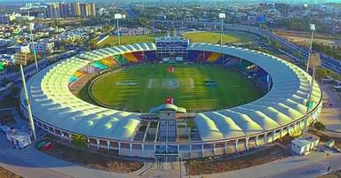 National Stadium Karachi boundary length: Karachi Stadium ground size and boundary dimension