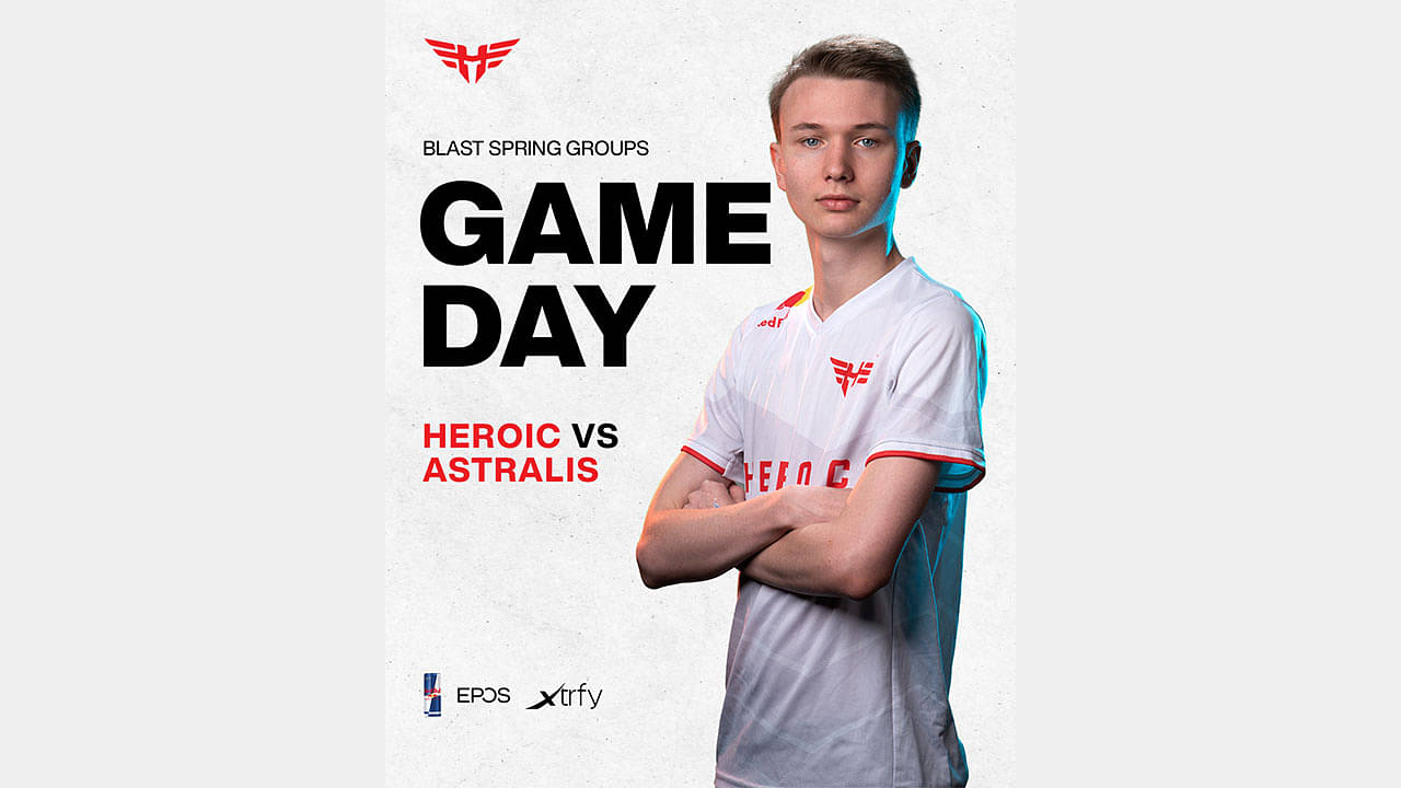Danish derby set up as Heroic takes on Astralis at the CS:GO BLAST Spring Groups