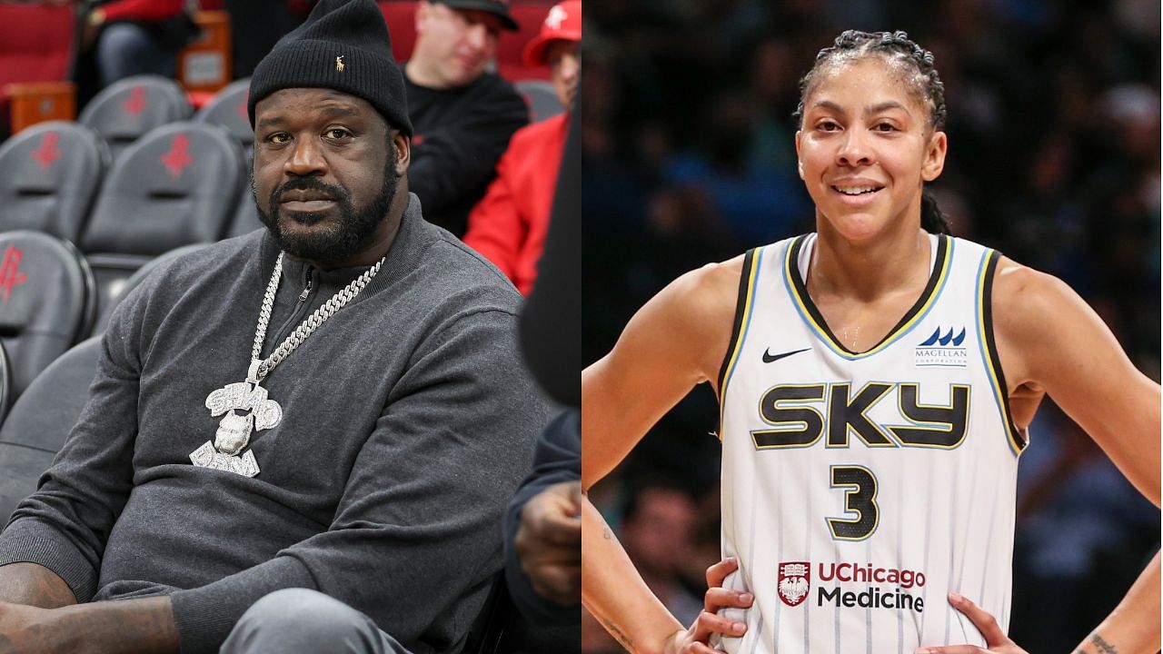 Candace Parker jumped into Shaq's arms after the Aces' win