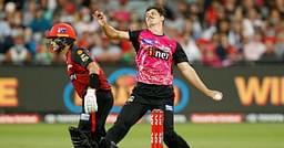 Why is Ben Dwarshuis not playing today's BBL 12 match between Melbourne Stars and Sydney Sixers at the MCG?