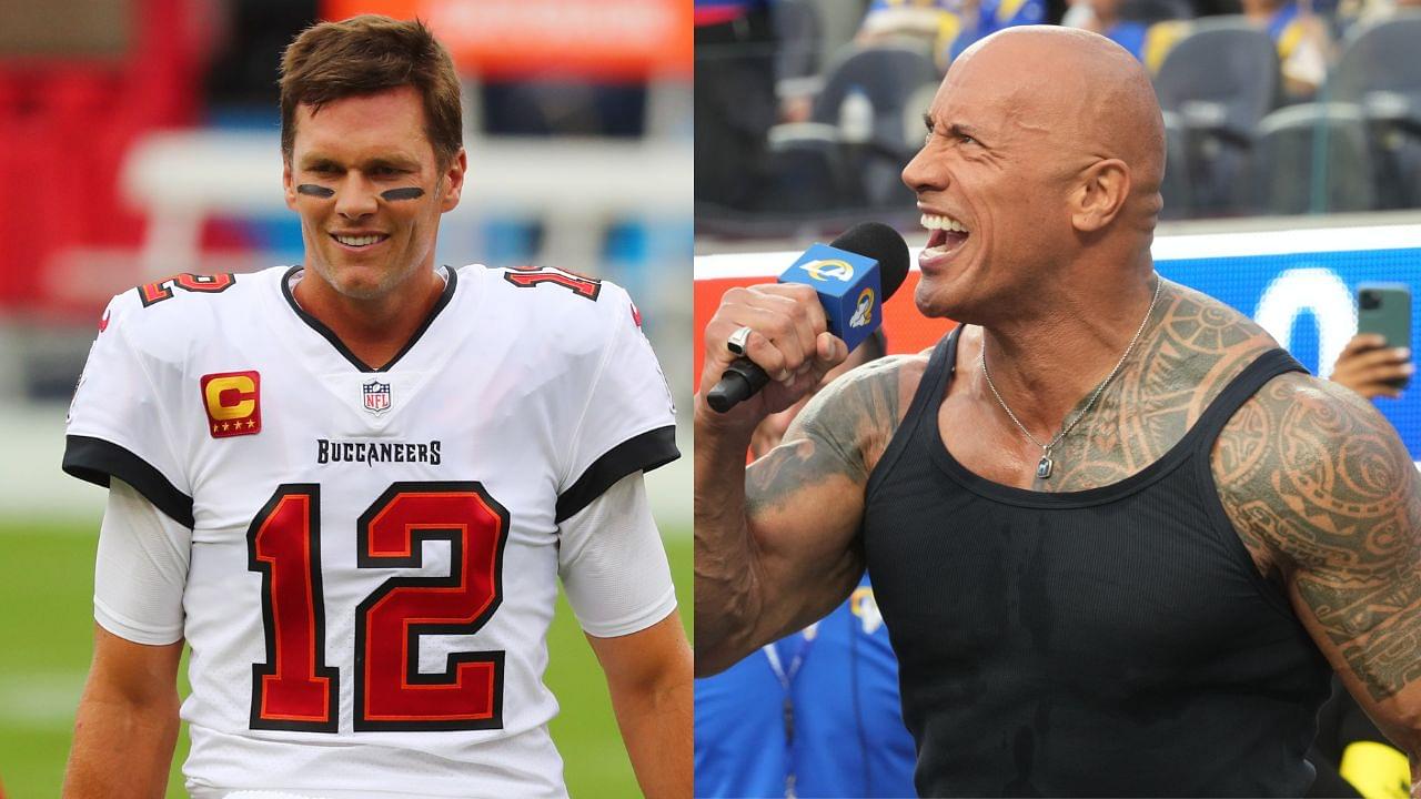 Tom Brady Dwayne Johnson