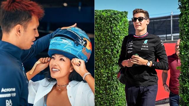 "Oh My God!": Alex Albon's Girlfriend Once Busted Him With Giant Picture of George Russell