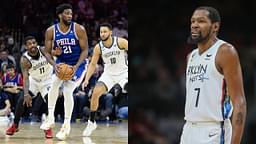 “Trash Celebration Joel Embiid”: Kevin Durant Goes At Sixers 7-Footer As Kyrie Irving Takes Them On During RivalsWeek