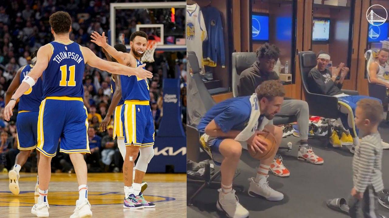 "Canon Curry, You're a Better Passer Than Your Dad!": When Klay Thompson Trolled Stephen Curry After Making NBA Comeback