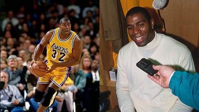 WATCH: 255lbs Magic Johnson Almost Posts a 19-point Triple-Double on His NBA Return After 5 Years
