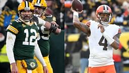 Aaron Rodgers, Deshaun Watson, and 2 other star QBs are being paid $191 million to sit out the playoffs