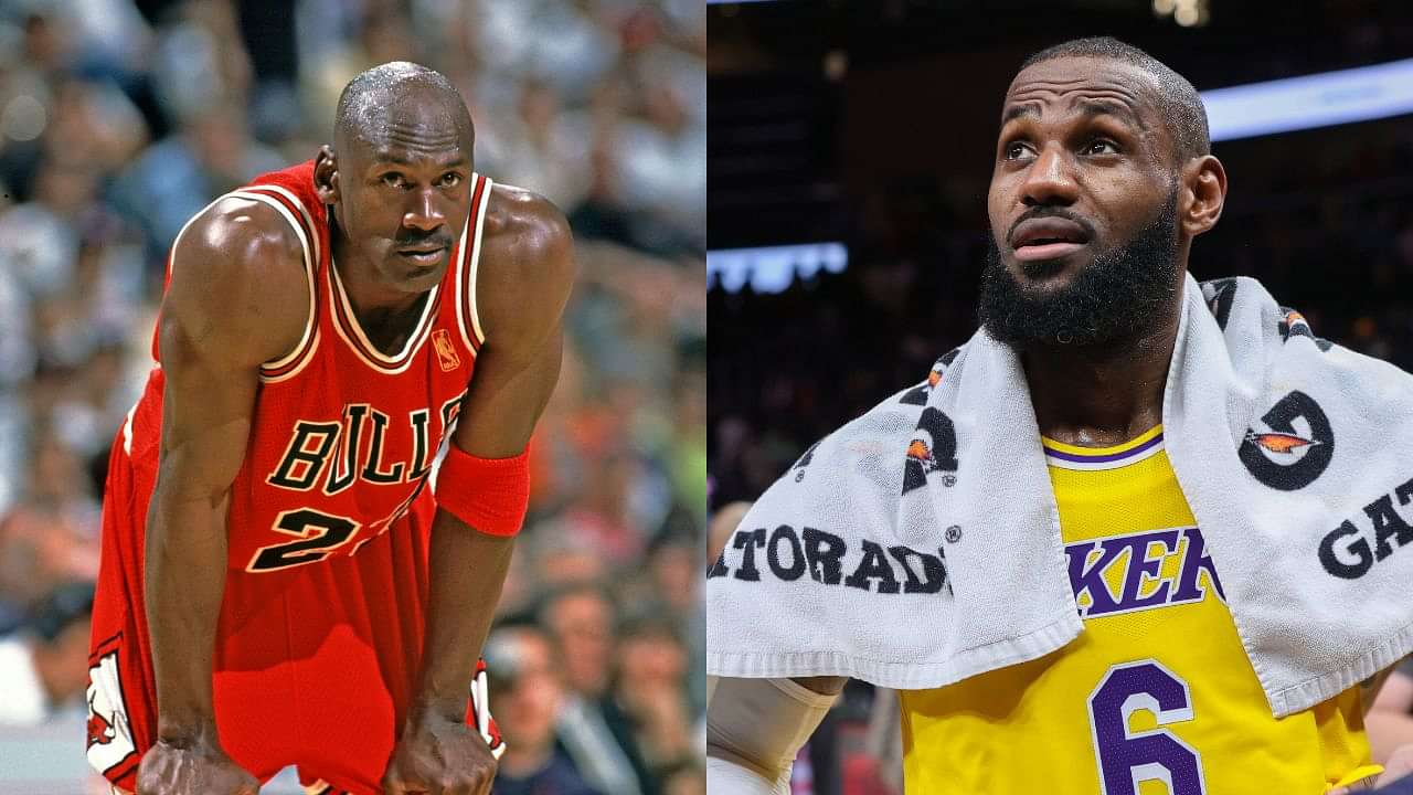 LeBron James and Michael Jordan's rivalry heats up