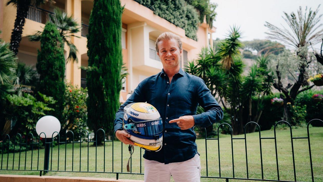 Nico Rosberg raises $100,000 and gifted his original race-worn F1 helmet