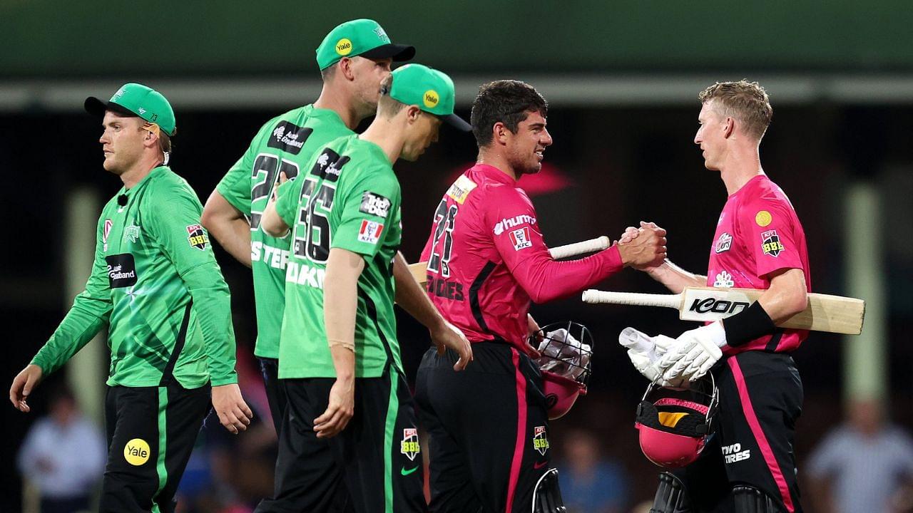 Melbourne Stars vs Sydney Sixers head to head: STA vs SIX head to head record in BBL history