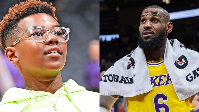 “Ay Bryce Maximus Is Catching Lobs Now?!”: LeBron James Is Astonished At His Second Eldest’s New Found Hops
