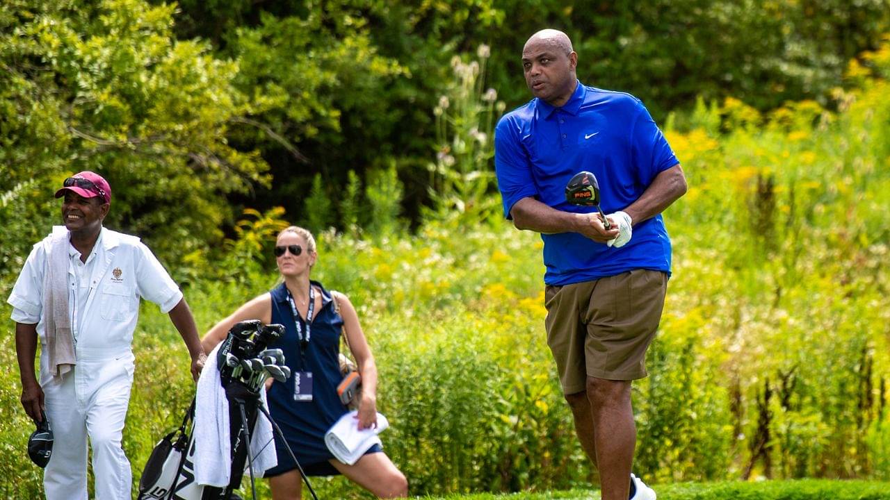 Tiger Woods' Goodie Bag for Charles Barkley Hilariously Mocks the TNT Host's Terrible Golf Swing
