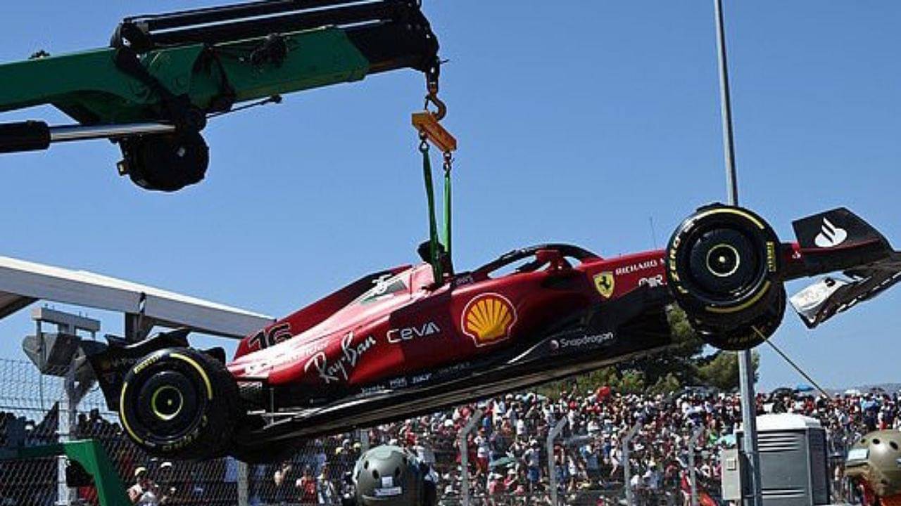 Mattia Binotto Reveals Why After Charles Leclerc's Crash in France Ferrari Lost Its Competitivness