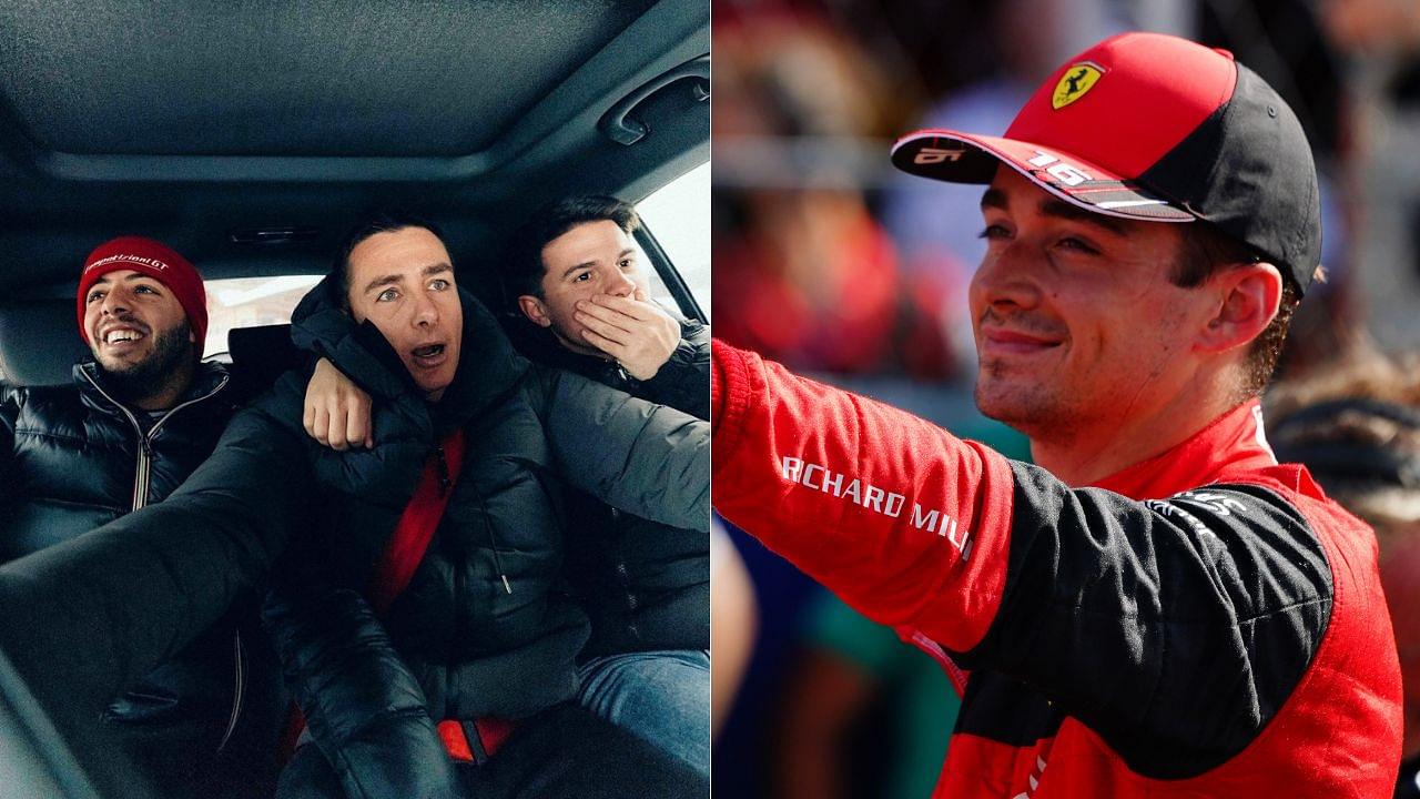 Charles Leclerc Makes His Personal Trainer Almost Vomit With These Stunts on His Alfa Romeo During Winter Training