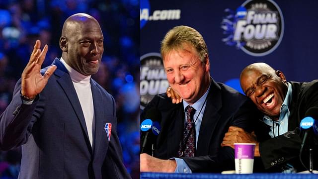 “Larry Bird didn’t take of his top yet”: Michael Jordan Was Once in Awe of Celtics Legend Taking Over a 3-point Contest in Warm-up Gears