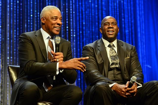 Julius "Dr.J" Erving Flew Out Magic Johnson to Philadelphia and Convinced him to Dropout!