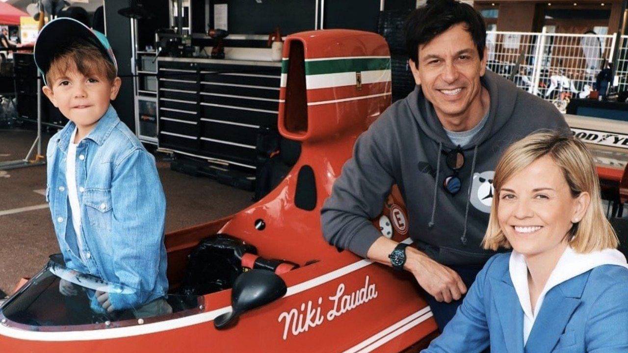 Susie and Toto Wolff feel their drivers are just as stubborn as their 6-year old son