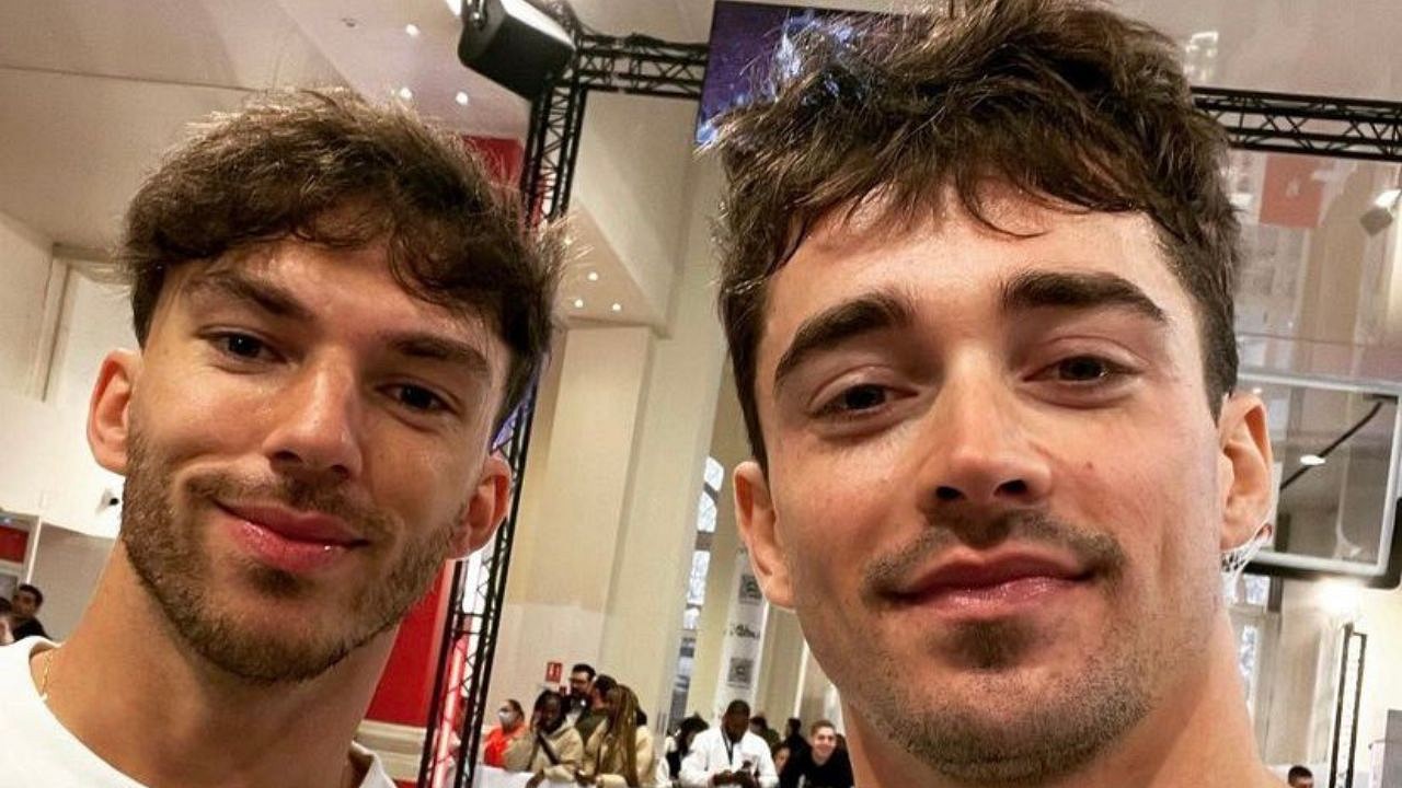Charles Leclerc & Pierre Gasly Highjack NBA’s Social Media Handle Before Posing With Tony Parker & Joakim Noah