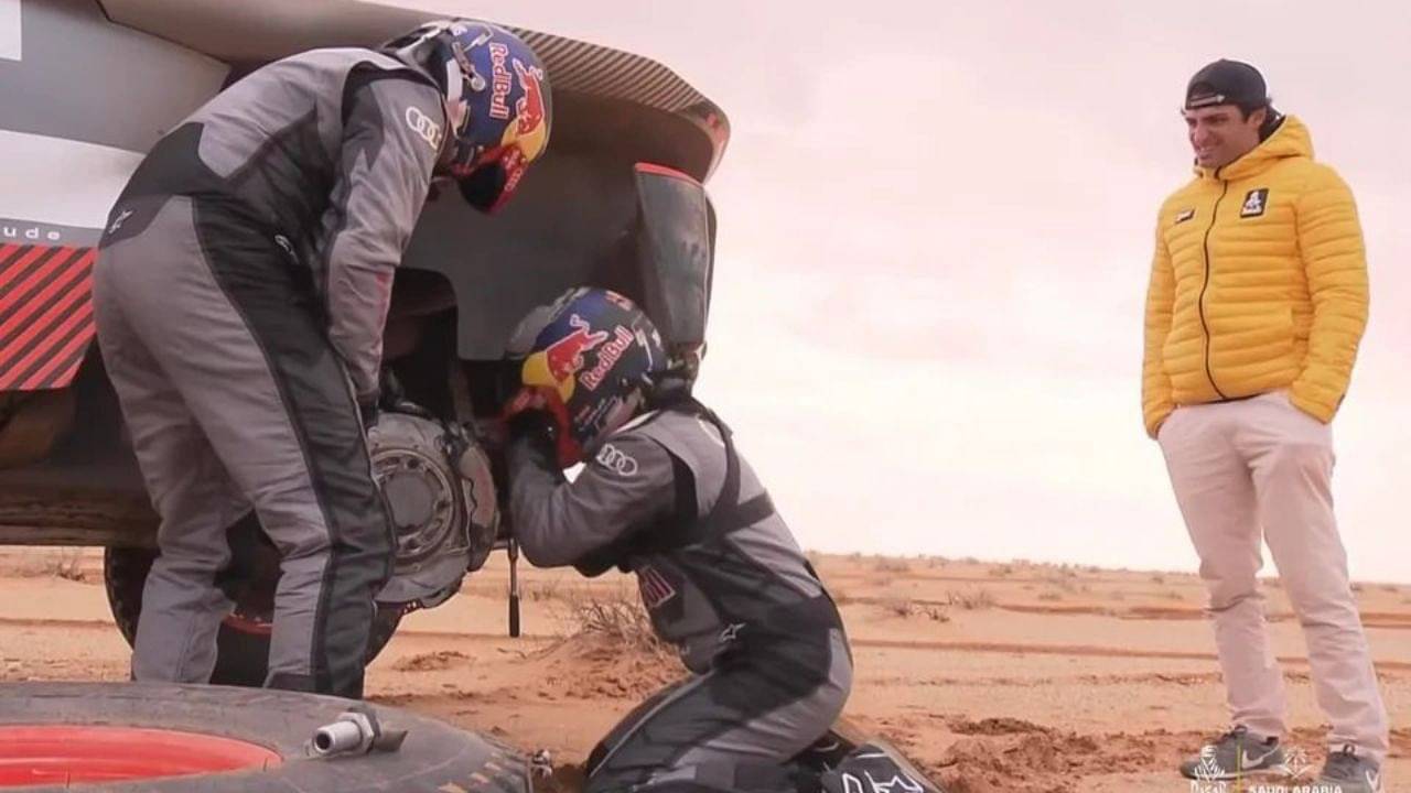 Carlos Sainz got Carlos Sainz Sr into trouble with the FIA at Dakar Rally
