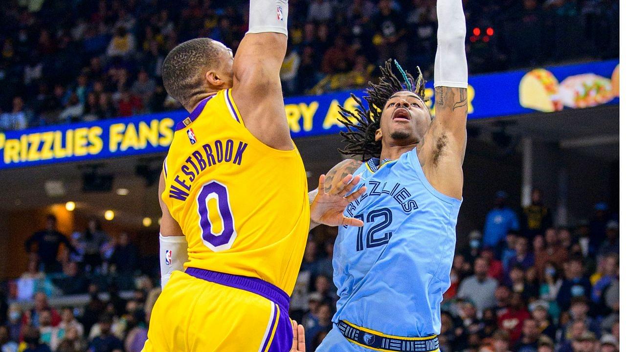 "Russell Westbrook is the most vicious": Jamal Crawford ranks 6ft 3" Ja Morant lower than Lakers' Struggling Point Guard