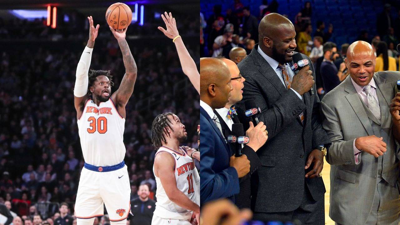 “Knicks have been irrelevant since Patrick Ewing left”: Charles Barkley & Shaquille O'Neal Believe New York Team is High on Expectations and Short on Talent
