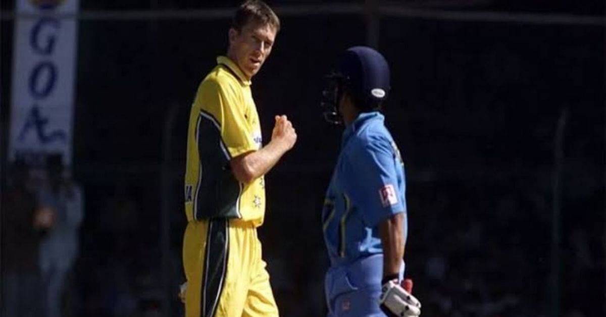 "Exchanged a few words with him": Sachin Tendulkar once sledged Glenn McGrath to play with his ego in ICC Knockout Trophy 2000