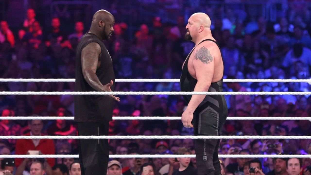 Shaq vs. Big Show 😲  Shaquille O'Neal, Paul Wight, WWE Monday