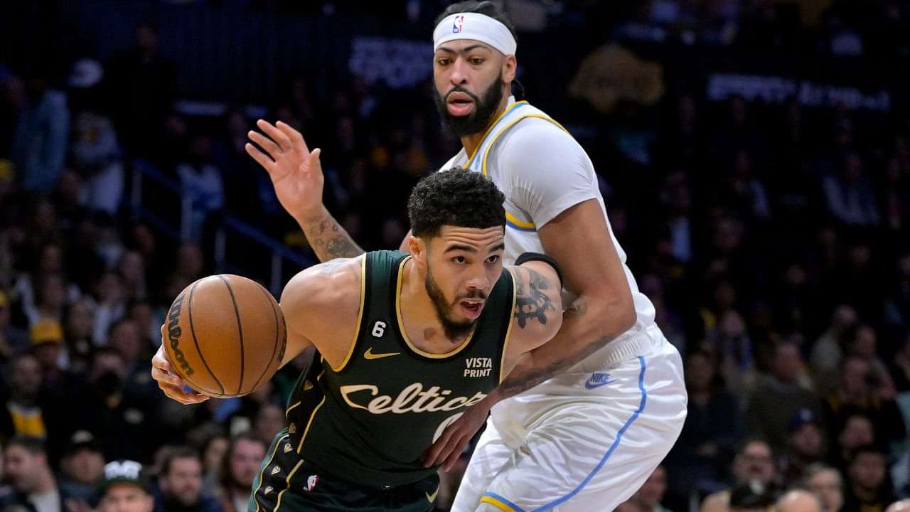 Jayson Tatum on Verge of Passing Lakers Superstar Anthony Davis On ...