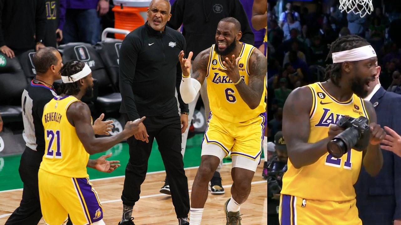 "PATRICK BEVERLEY TRIED TO CONVINCE REF ERIC LEWIS USING A CAMERA": A Missed LeBron James Foul Call by Ref Sets NBA Twitter on Fire