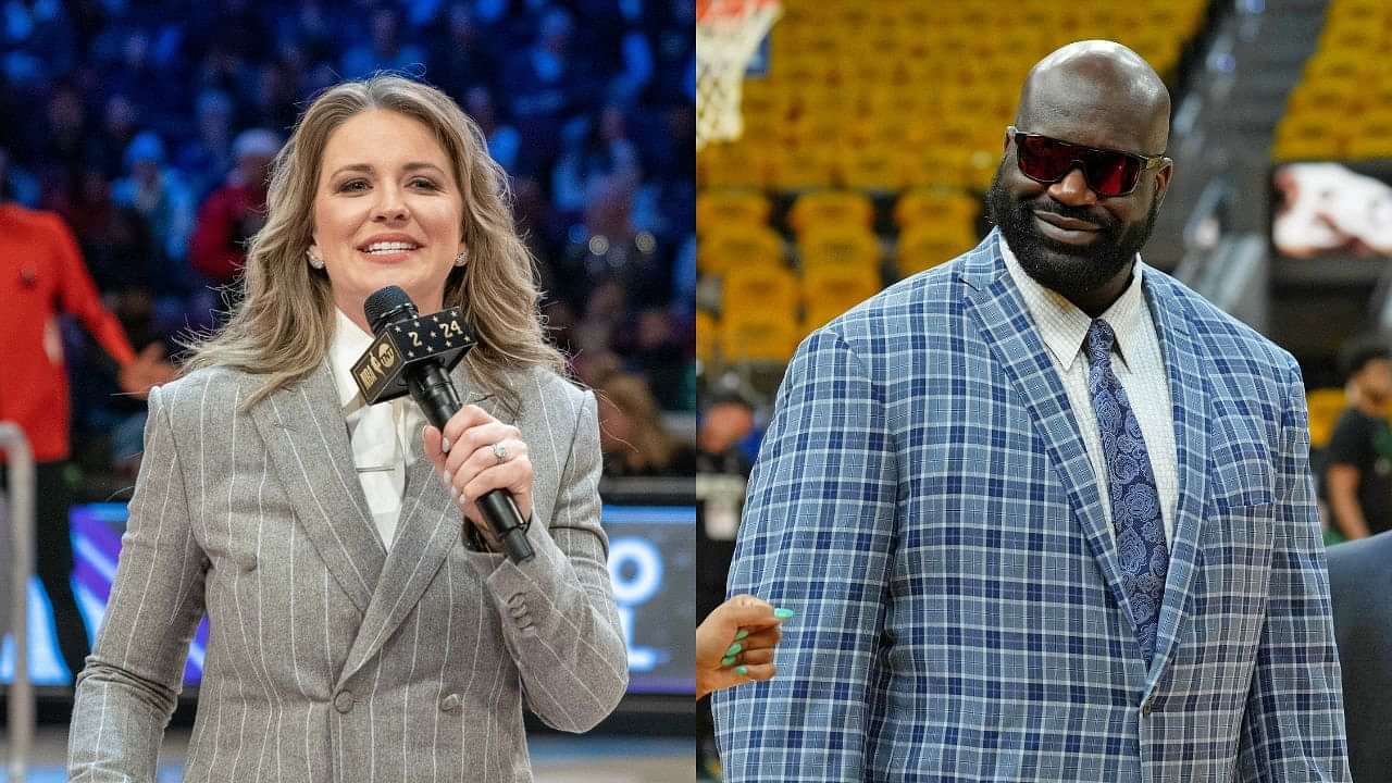 WATCH: Shaquille O'Neal Forces Kristen Ledlow to Use His New 'Dark' Nickname