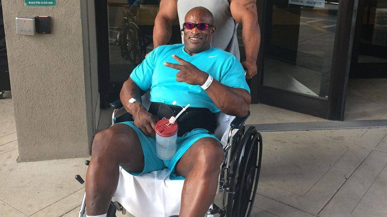 What happened to Ronnie Coleman legs?