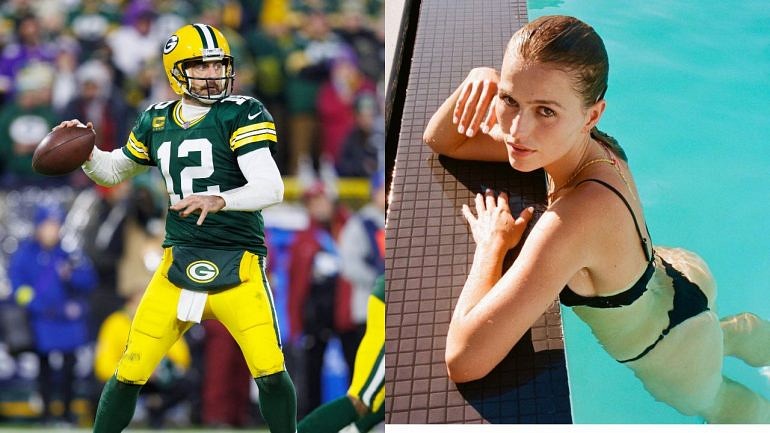 Aaron Rodgers Begins His Off Season Getting Comfortable With Rumored Girlfriend Mallory Edens 