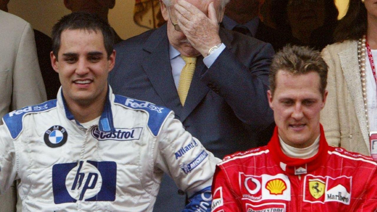 "You either gotta be blind or stupid": Juan Pablo Montoya once publicly humiliated Michael Schumacher at a press conference