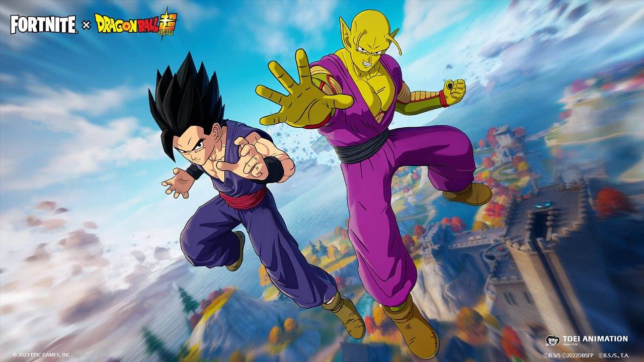 Fortnite x Dragon Ball Super returns with update v23.30 : New Gohan and Piccolo skins added